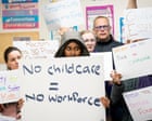 Civil rights groups sue Trump administration over childcare funding restrictions