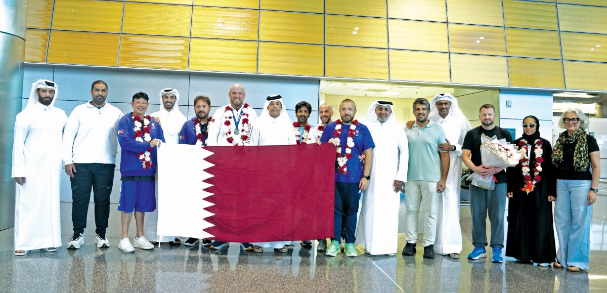 الدوحة تحتفي بأبطال الرماية العالمية