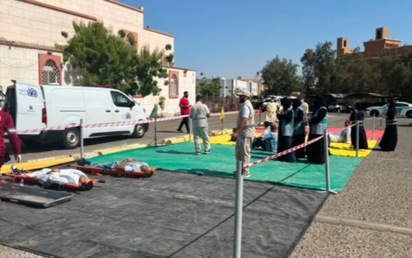 جدة.. تنفيذ تمرين ميداني يحاكي إجراءات الاستجابة والتعامل مع انهيارات المباني