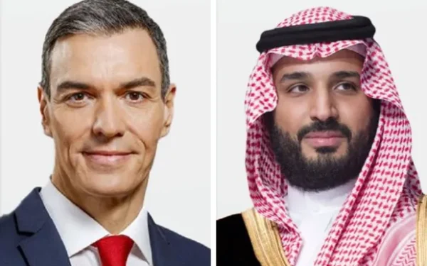 ولي العهد السعودي ورئيس وزراء إسبانيا يناقشان الموضوعات المشتركة