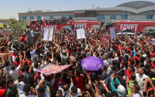 Hundreds give hero’s welcome to Egypt after best World Cup run