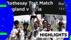 India bowl out England to win historic Lord's Test by 270 runs