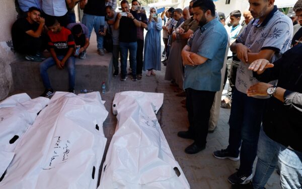 Israeli air attack on Gaza apartment kills family of three