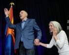 Trump ally pledges to ‘work with people’ he disagrees with after Arizona primary win – US politics live