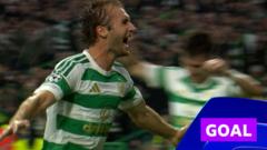 Celtic take the lead through Nygren's 'magnificent' strike