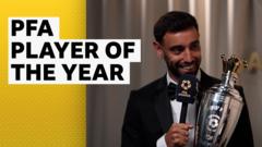 'I'm very proud of this' – Fernandes wins PFA player of the year
