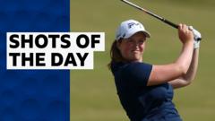 'Par of the week!' – Ko & Woad lead best shots of third round