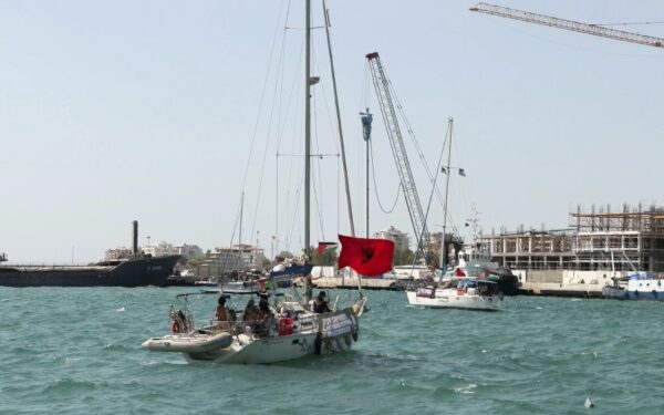 Pro-Gaza flotilla arrives in Albania in support of 'Flamingo Revolution'