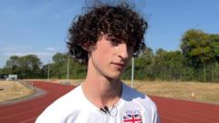 Sprinting for GB – two years after taking up sport