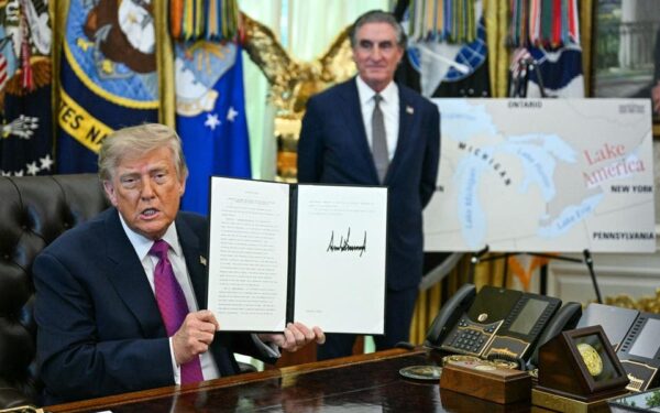 Trump 'Directly' Pressing Apple For 'Lake America' Name Change, Burgum Says
